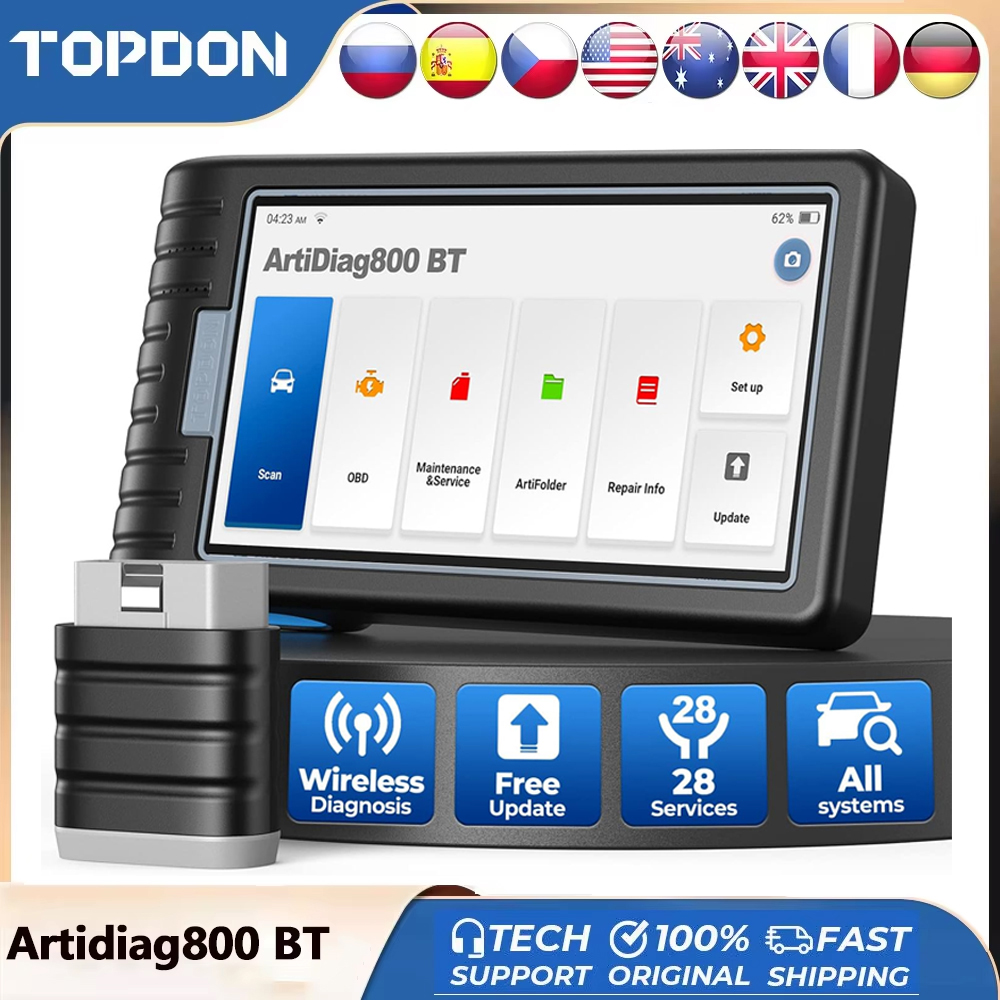 Topdon Tc001 Thermal Camera - TOPDON ArtiDiag800 BT เครื่องมือวินิจฉัยรถยนต์ เครื่องสแกน OBD2