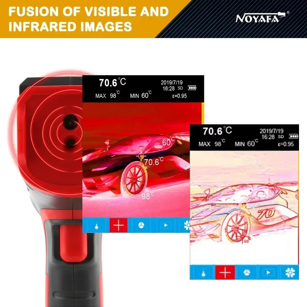 เซ็นเซอร์ถ่ายภาพความร้อนอินฟรา - Nf 521 Thermal Imaging Camera บทวิจารณ์และราคา