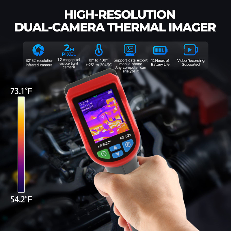 กล้องถ่ายภาพความร้อนแบบมือถือส - Nf 521 Thermal Imaging Camera บทวิจารณ์และราคา